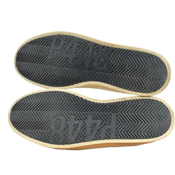 P448 F22 John Sneaker Perforated Logo Low-Top 43 10 Men's Athletic Shoes Comfort - Picture 7 of 12